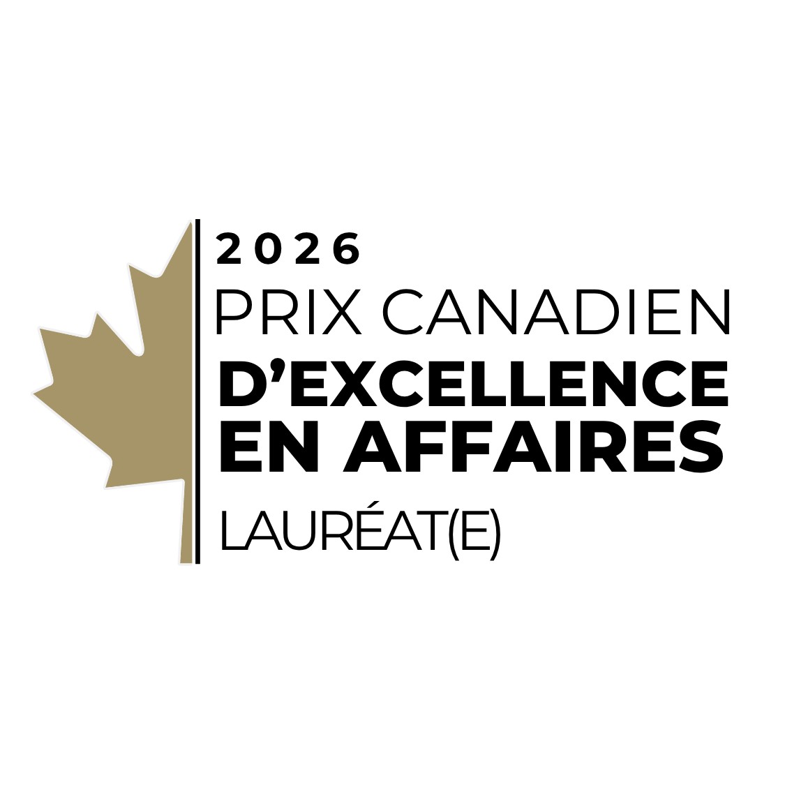 2026 Prix canadien d'excellence en affaires Laureate(e)